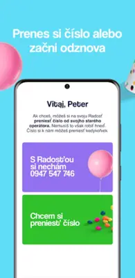 Radosť android App screenshot 1