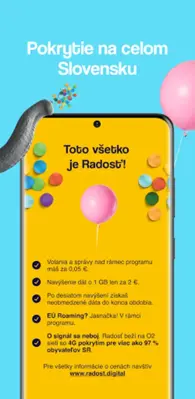 Radosť android App screenshot 2